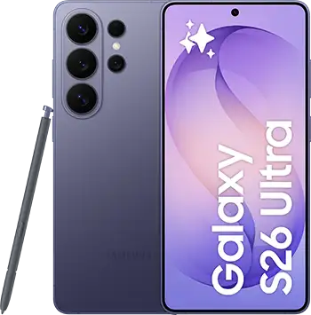 Galaxy S26 Ultra Front Cobaltviolet