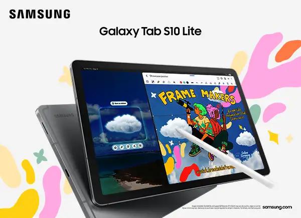 Galaxy Tab S10 Lite Gray Poster