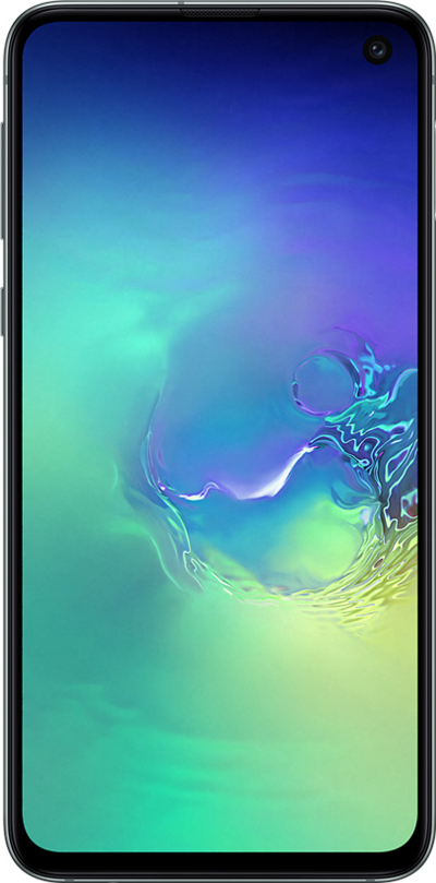 sm galaxyS10e front green Samsung Galaxy S10e