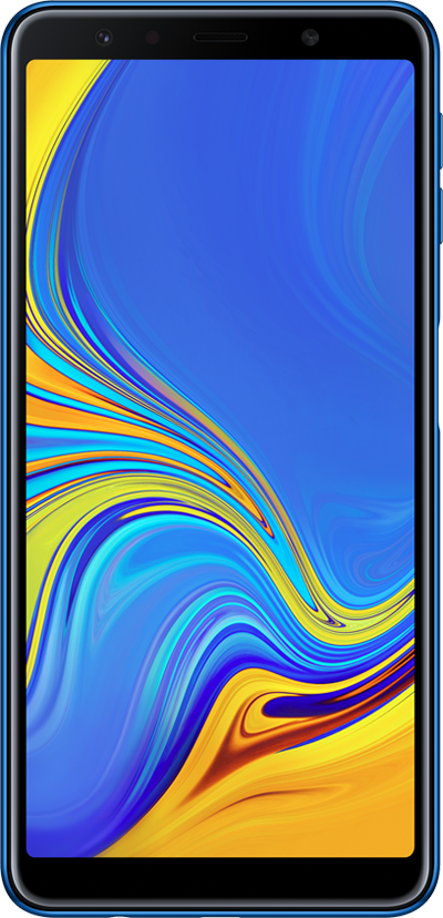 Galaxy A7 Front Blue Samsung Galaxy A7