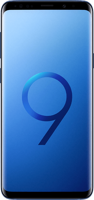 galaxys9plus front blue Samsung Galaxy S9+