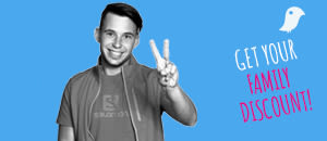 Get the family discount