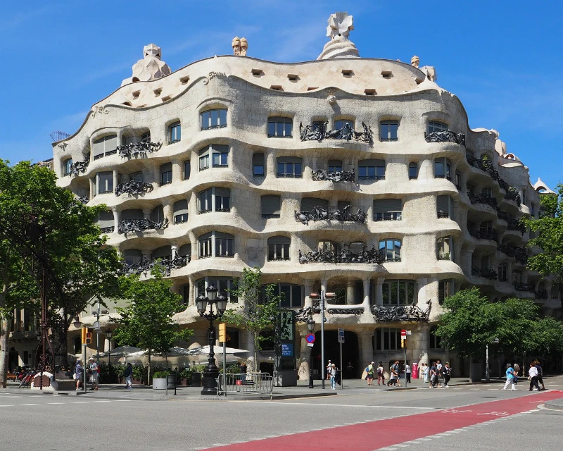 Gaudi apartment building, Barcelona