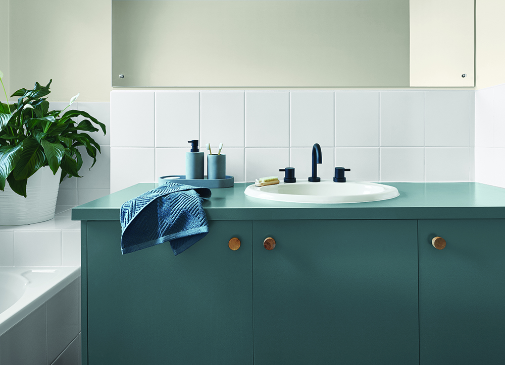 Update Your Bathroom Tiles With Dulux Renovation Range Paint Dulux