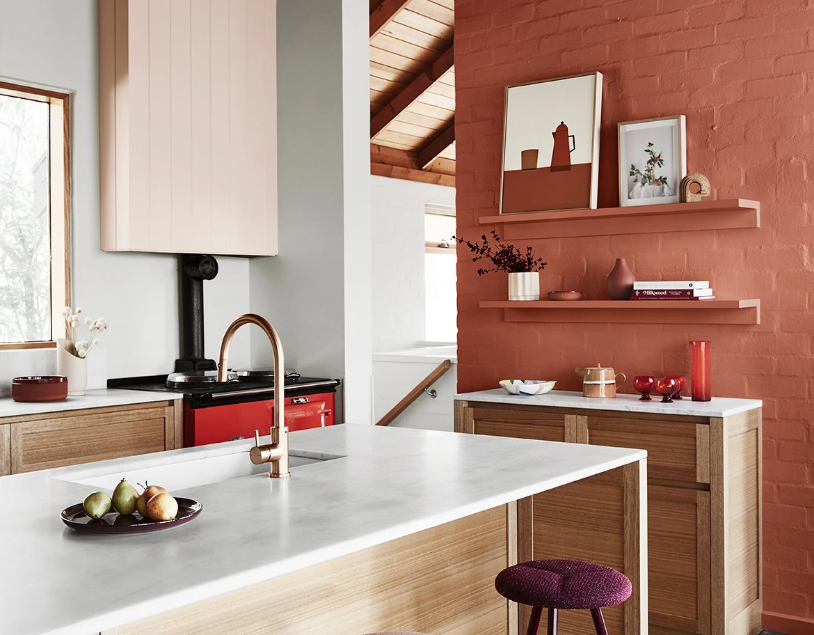 Bring colour to your kitchen cabinets