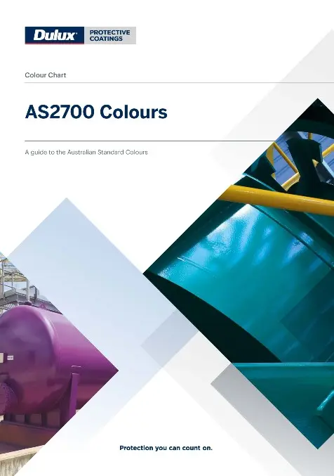 Protective Coatings AS2700 Colour Card