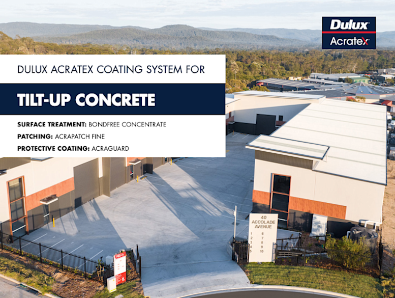 Acratex Membranes Tilt-Up Concrete (AcraGuard) guide