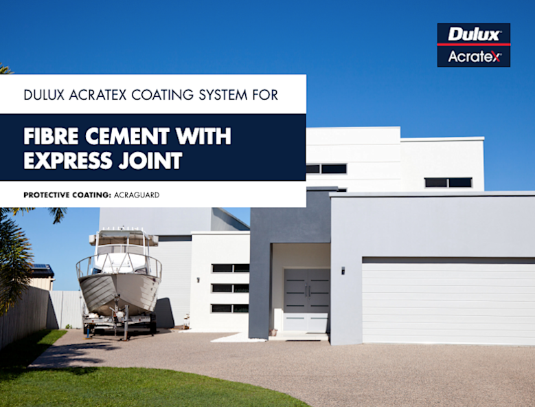 Acratex Membrane Fibre Cement with Express Joint substrate guide