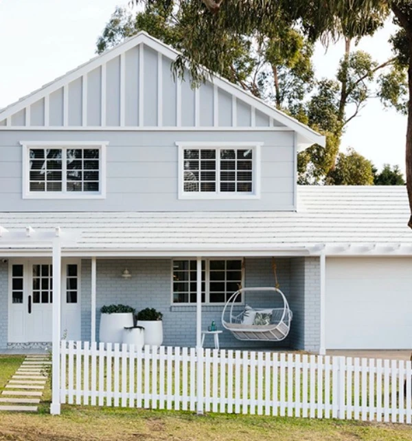 Colorbond® Surfmist® roof featured on Three Birds Renovations home.