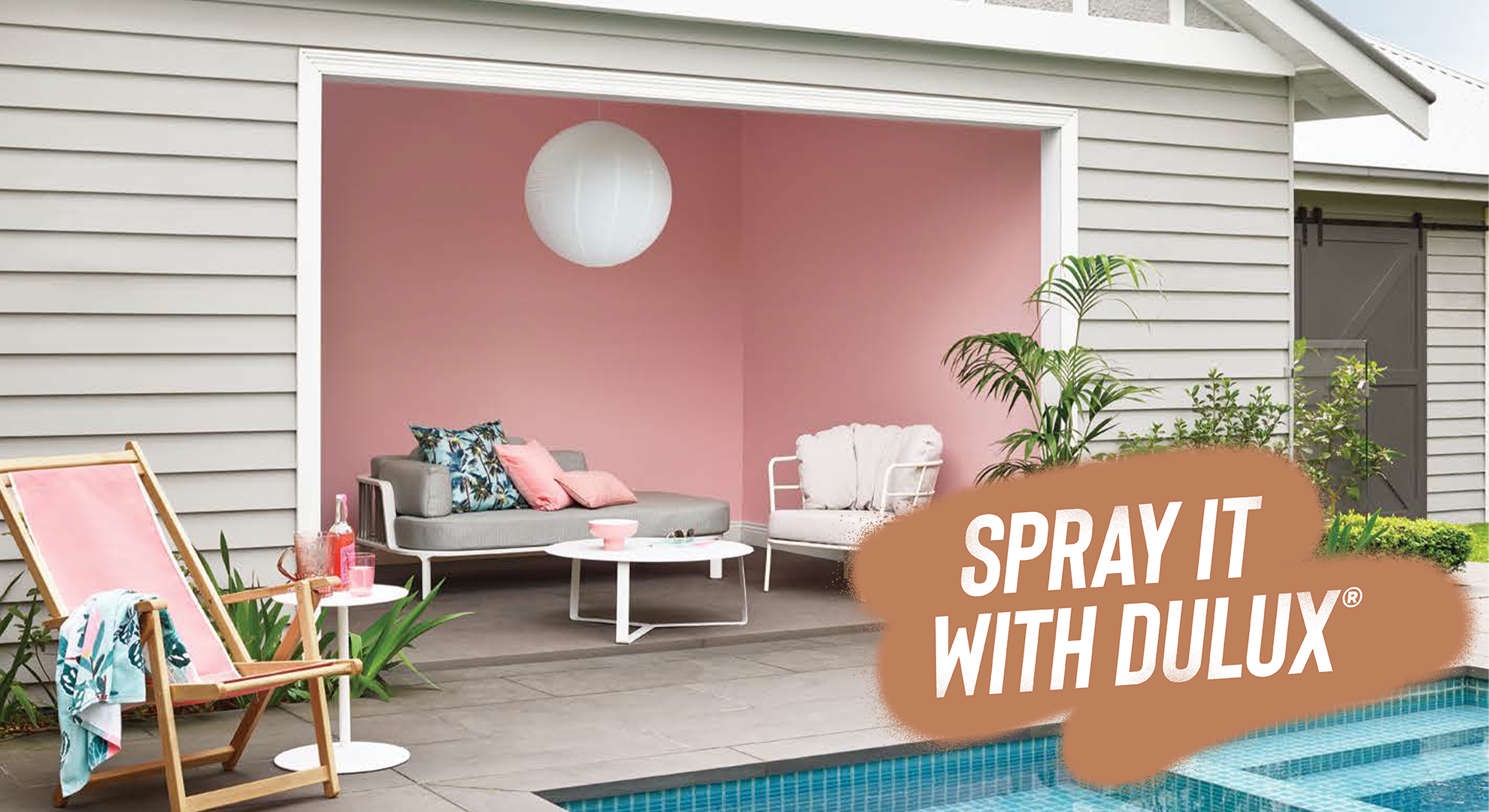 Spray paint your outdoor seating area with Weathershield®