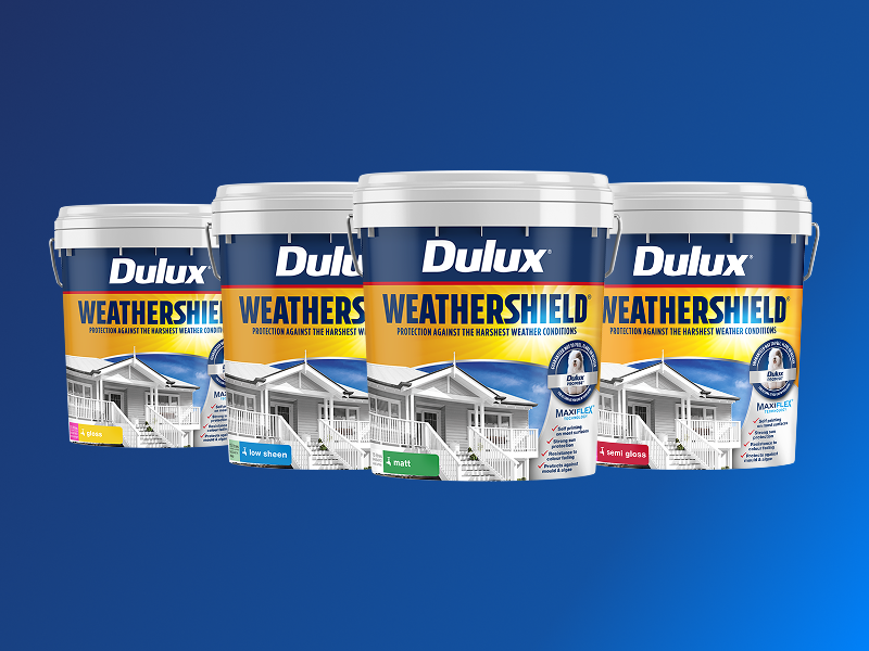 Introducing the new and improved Dulux Weathershield range
