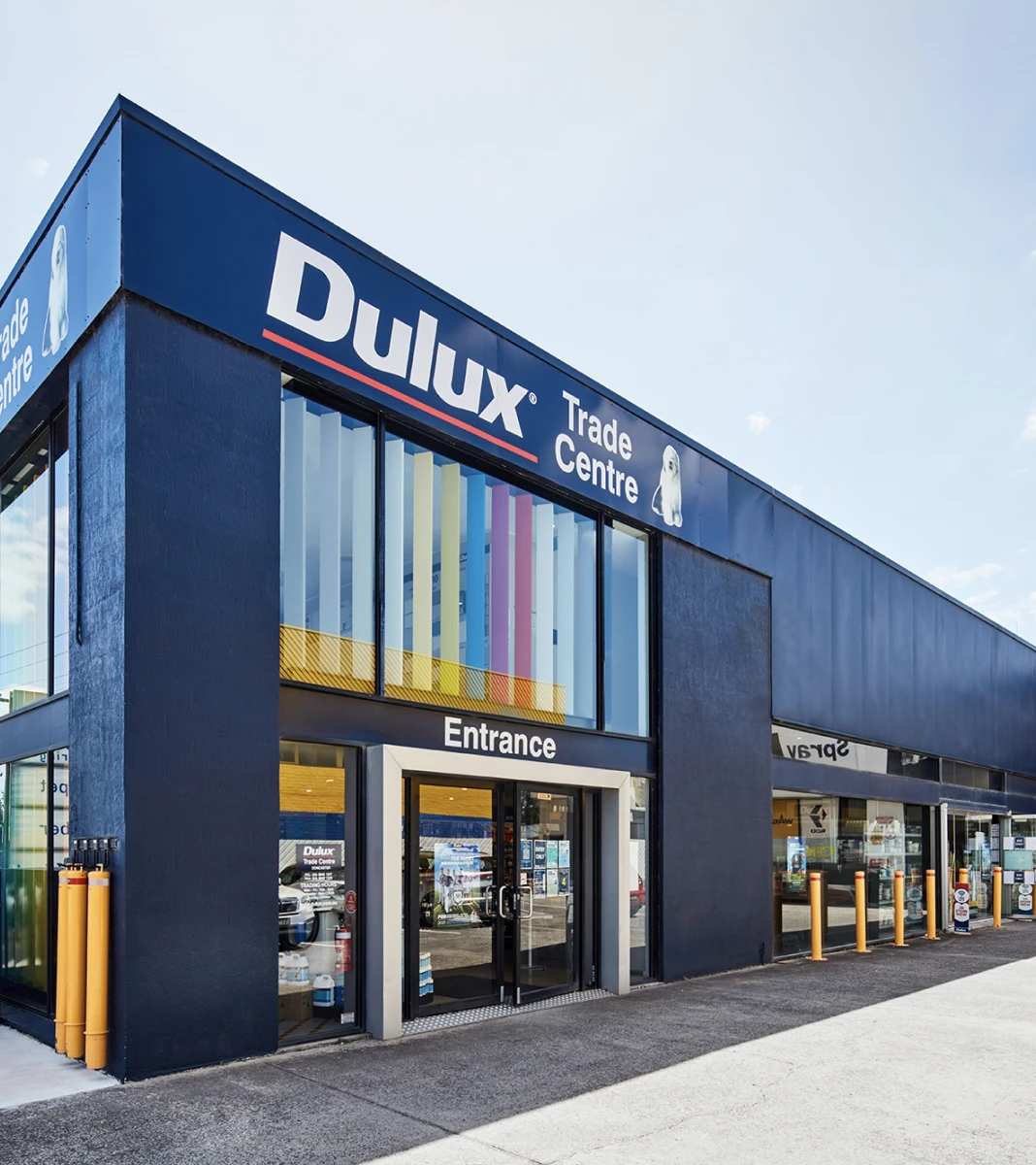 Blue Dulux Trade Centre Building