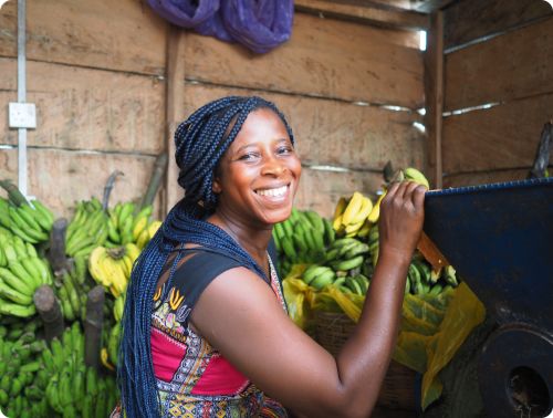 Juliana, Fruit and vegetable seller, Ghana