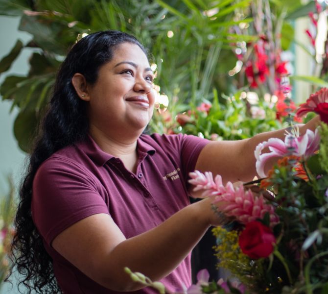 Success stories — Carmen, Florist, California, U.S.