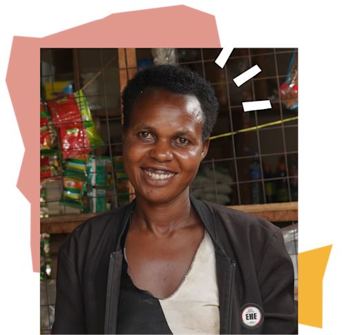 Jovurane, a farmer from UGANDA, can now afford to send her children to school.
