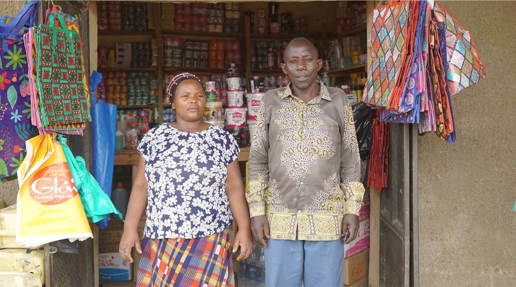 beata and MBAZIMUTIMA, small business owners, uganda