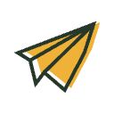 Kiva paper plane icon