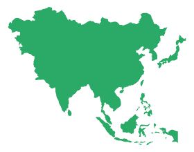 Kiva map of Asia