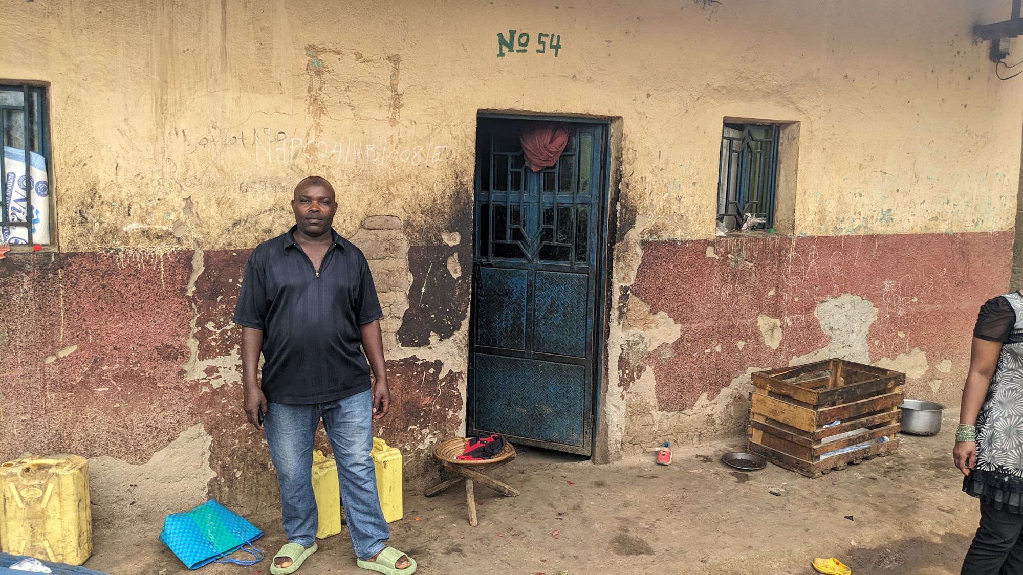 Hamisi is a Burundian refugee who runs a bakery in Uganda and took a loan through UGAFODE