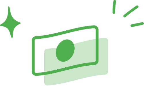 Illustration of paper money