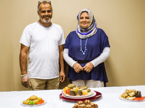 Iraqi refugee Wahab spreads love and peace with his new business