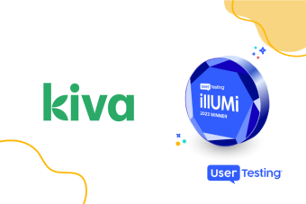 Press release: Kiva honored with 2023 UserTesting illumi award for Outstanding Non-Profit