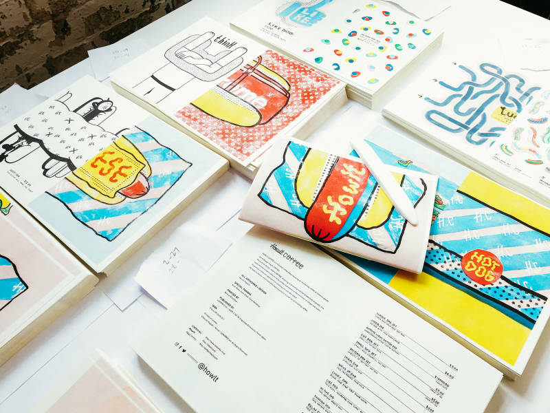 All pages are printed and bound by Risograph.