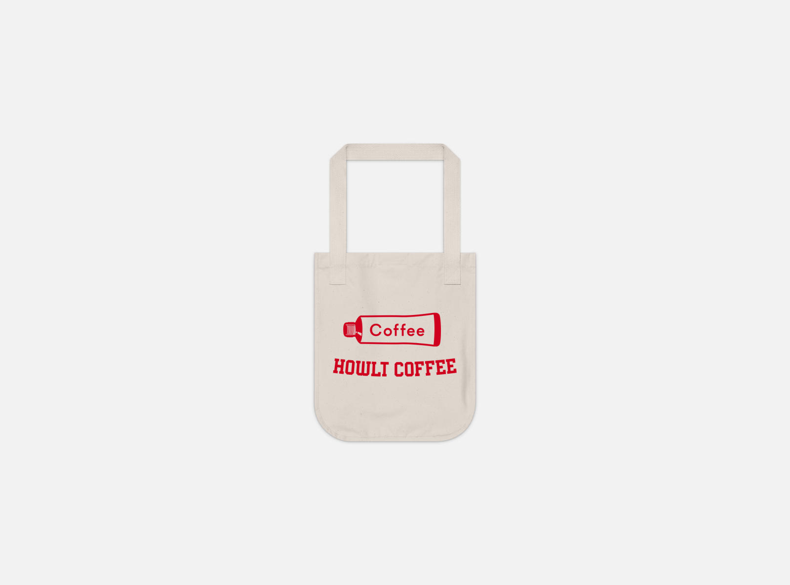 ホルトコーヒーのクラシックロゴをプリントしたトートバッグ