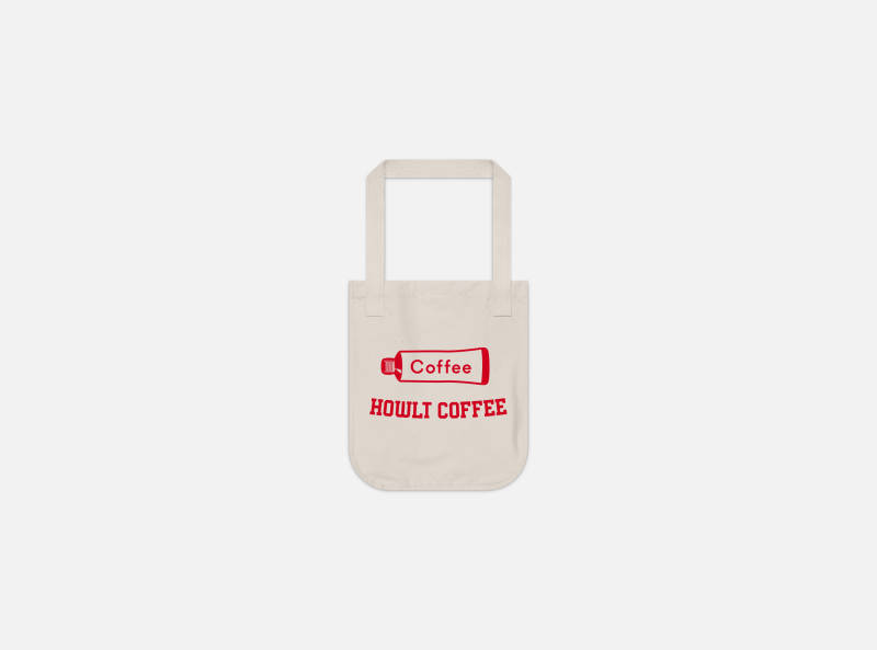 Tote bag with Howlt Coffee's classic logo printed on it