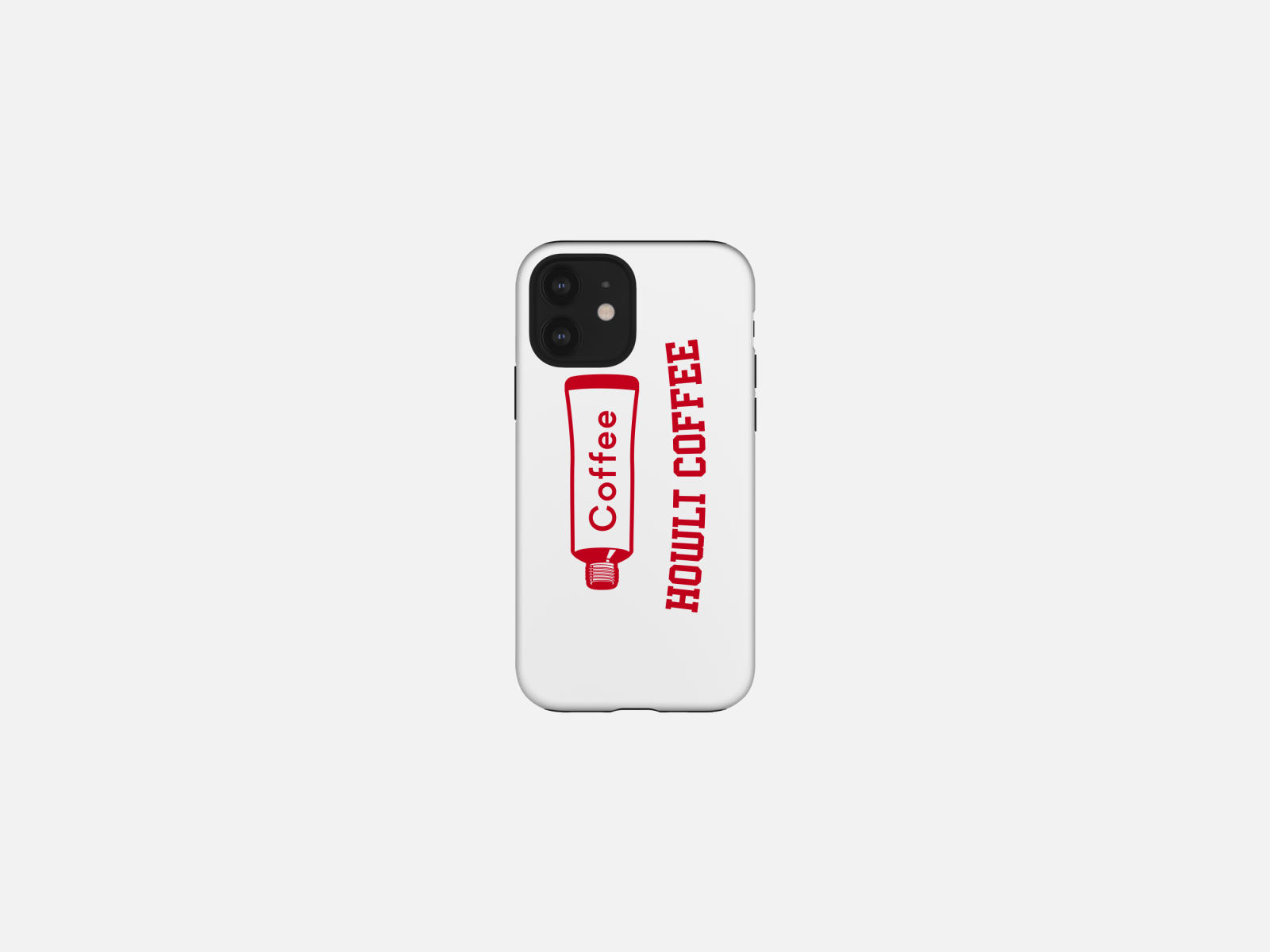 iPhone case printed with the classic Howlt Coffee logo.