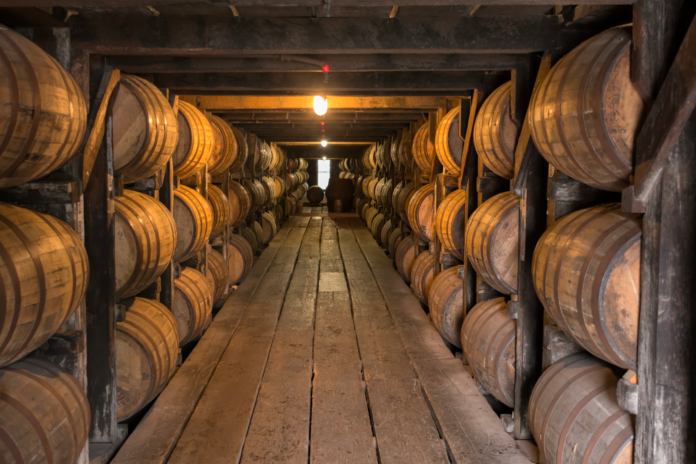Distillery barrel aging image