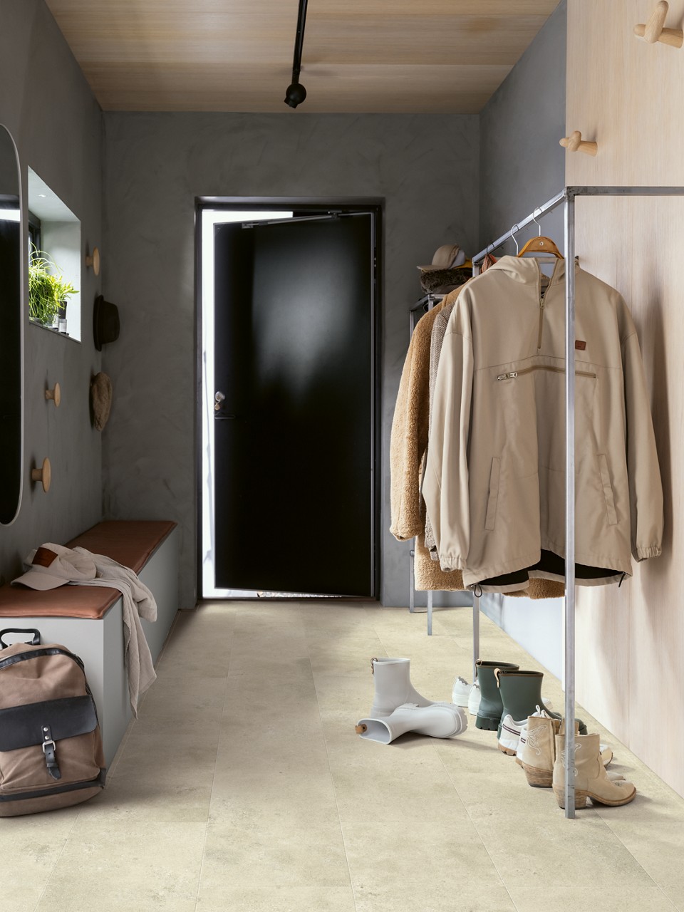 Vinylgulv Beige Gritty Stone Pergo