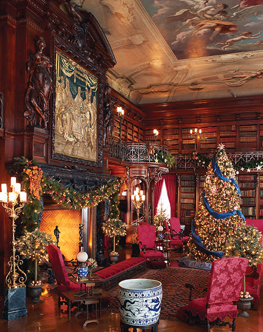 The library in Biltmore. 