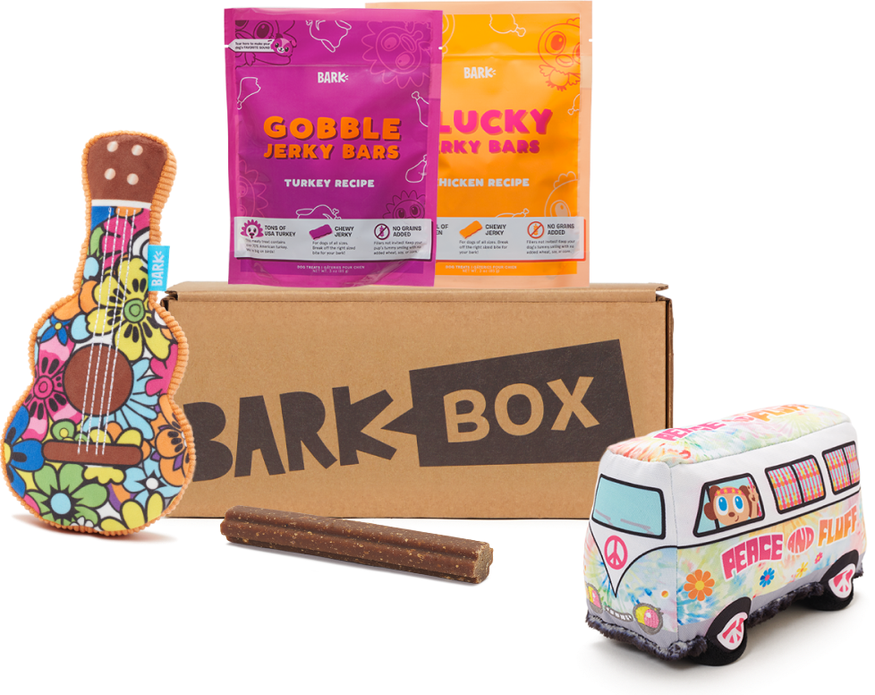 Peace and Fluff BarkBox