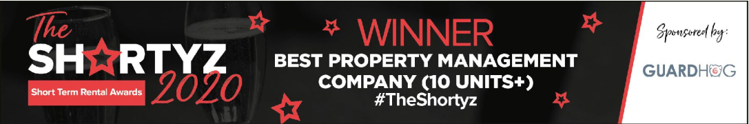 MadeComfy - Winner Best Property Management company (10 units+)
The Shortyz 2020
Short Term Rental Awards