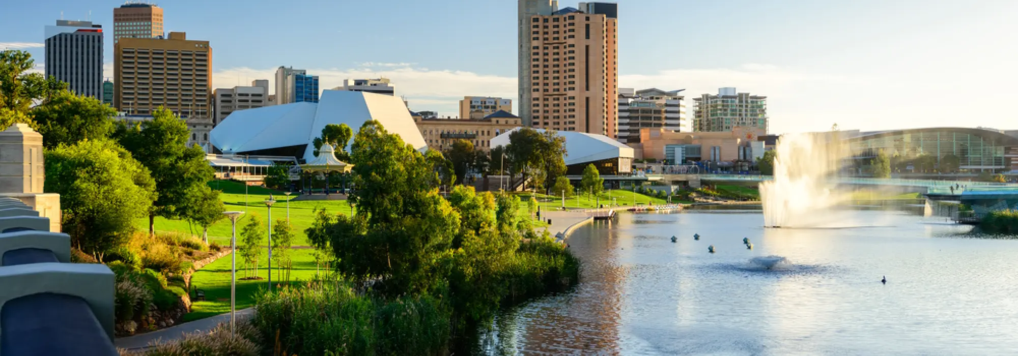 View of Adelaide skyline