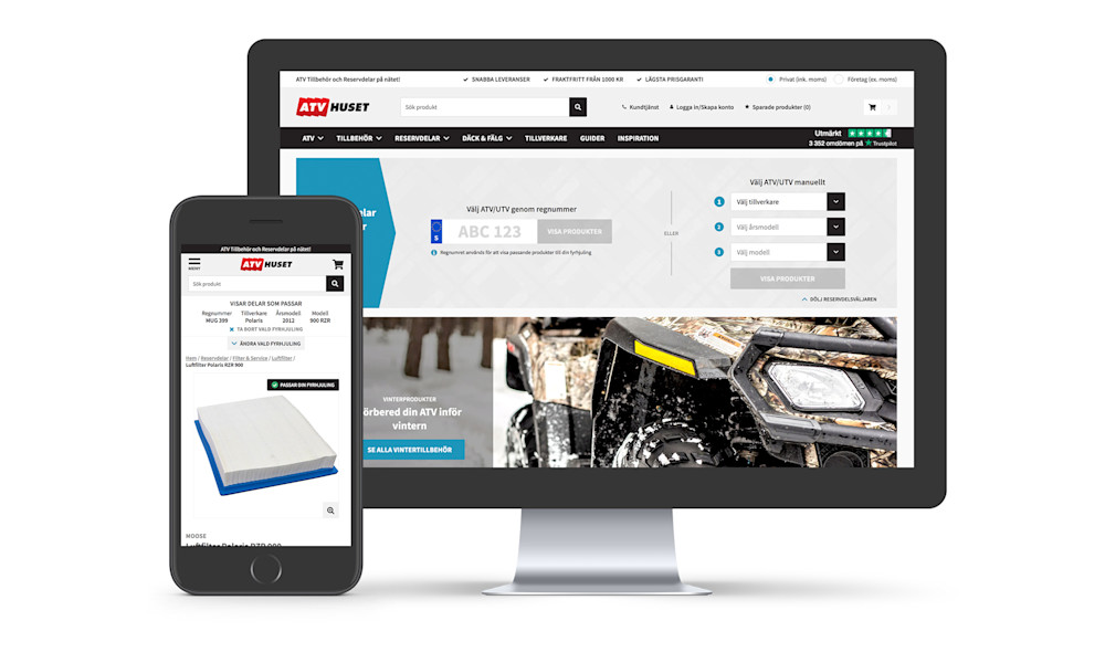 atvhuset lanserar ny e-handel