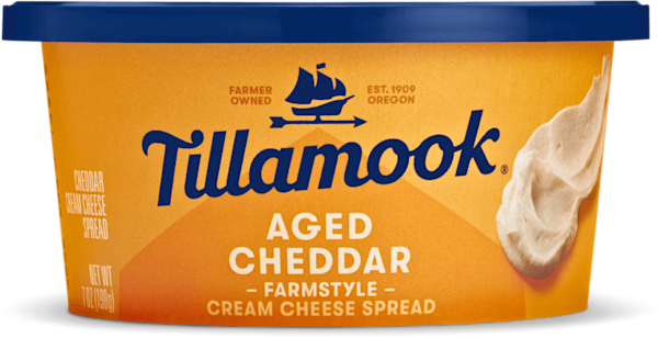 Aged Cheddar Farmstyle Cream Cheese Spread