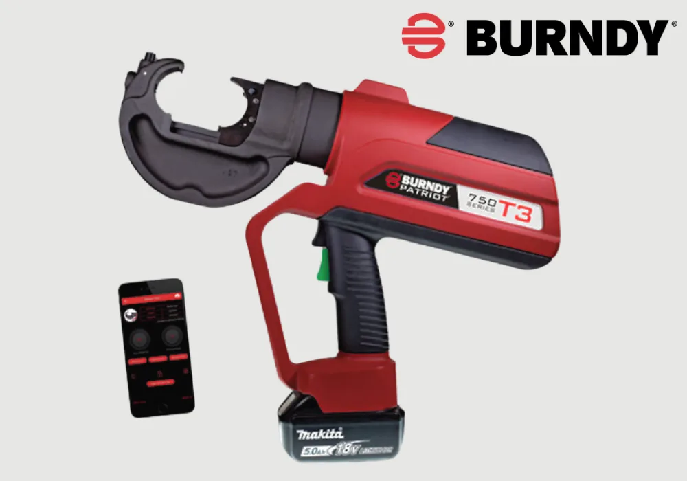 HUBS-CA - Burndy PAT750T3 Crimper - Product Card