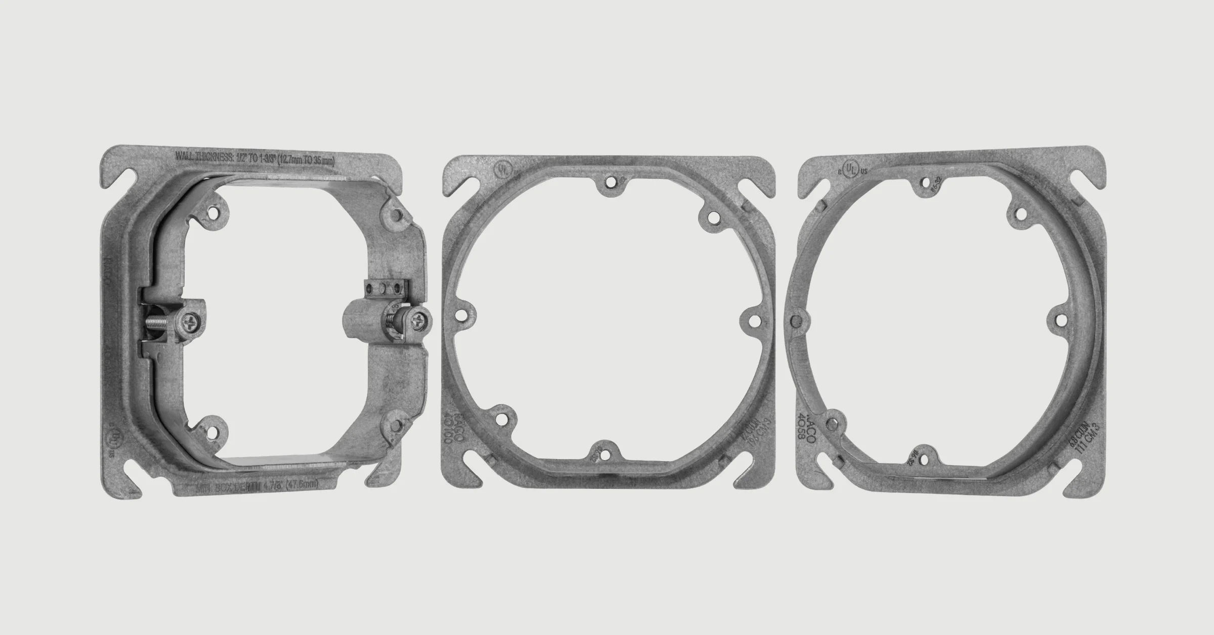 RACO® Square to Octagon Mud Rings: Versatile, Time-Saving Installation Solutions RACO® Square to Octagon Mud Rings: Versatile, Time-Saving Installation Solutions