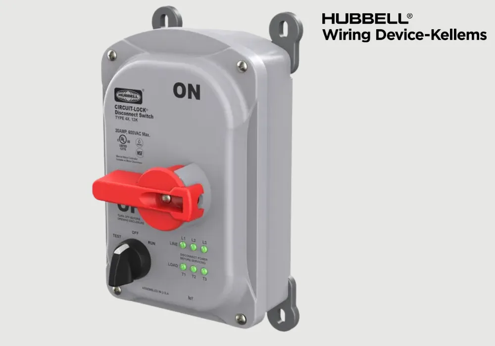 HUBS-CA - WDK Sloped Top Motor Disconnect - Product Card