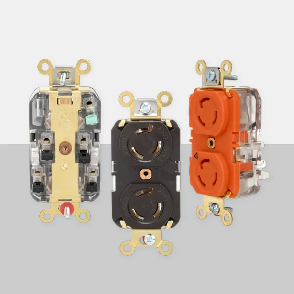 EdgeConnect™ Twist-Lock® Duplex Receptacles