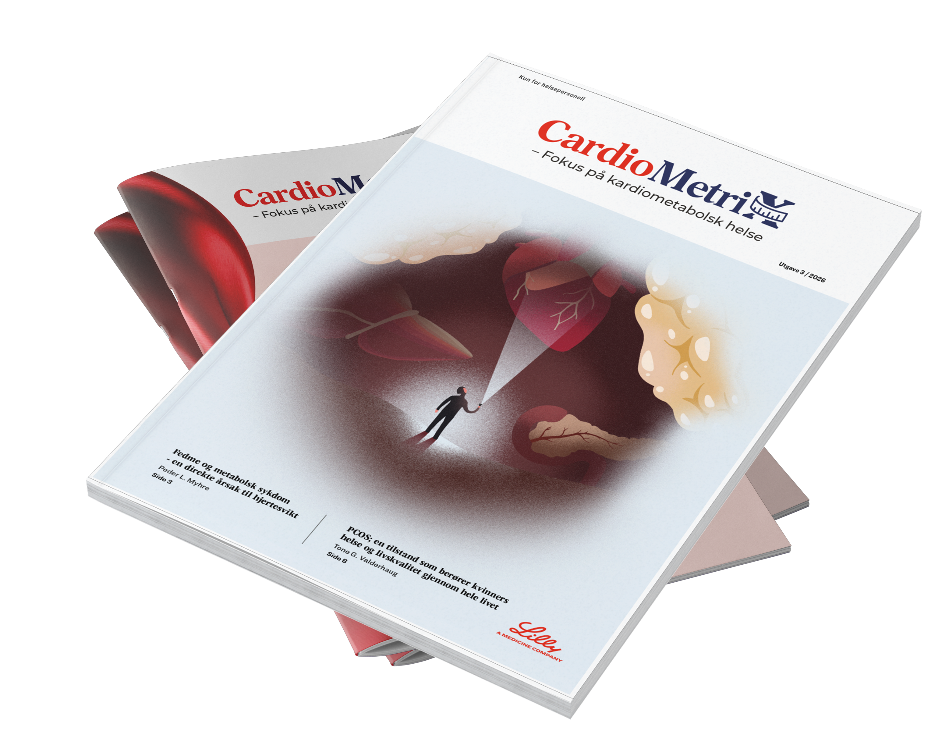 Illustrasjon av Cardiometrix bladets forside