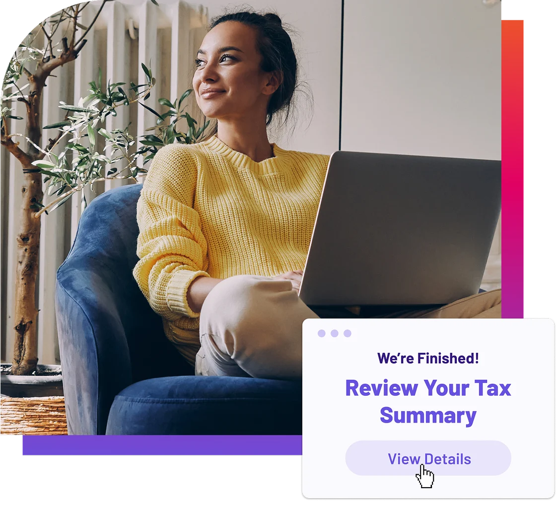 girl checking information on mobile while holding document