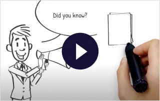 A thumbnail with a play button to play the video titled as Taxpayer Facing Video