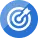A target icon indicating accuracy in filing taxes