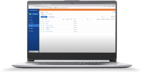 Laptop displaying TaxAct Virtual Practice page