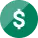 Dollar icon indicating maximum refund guarantee