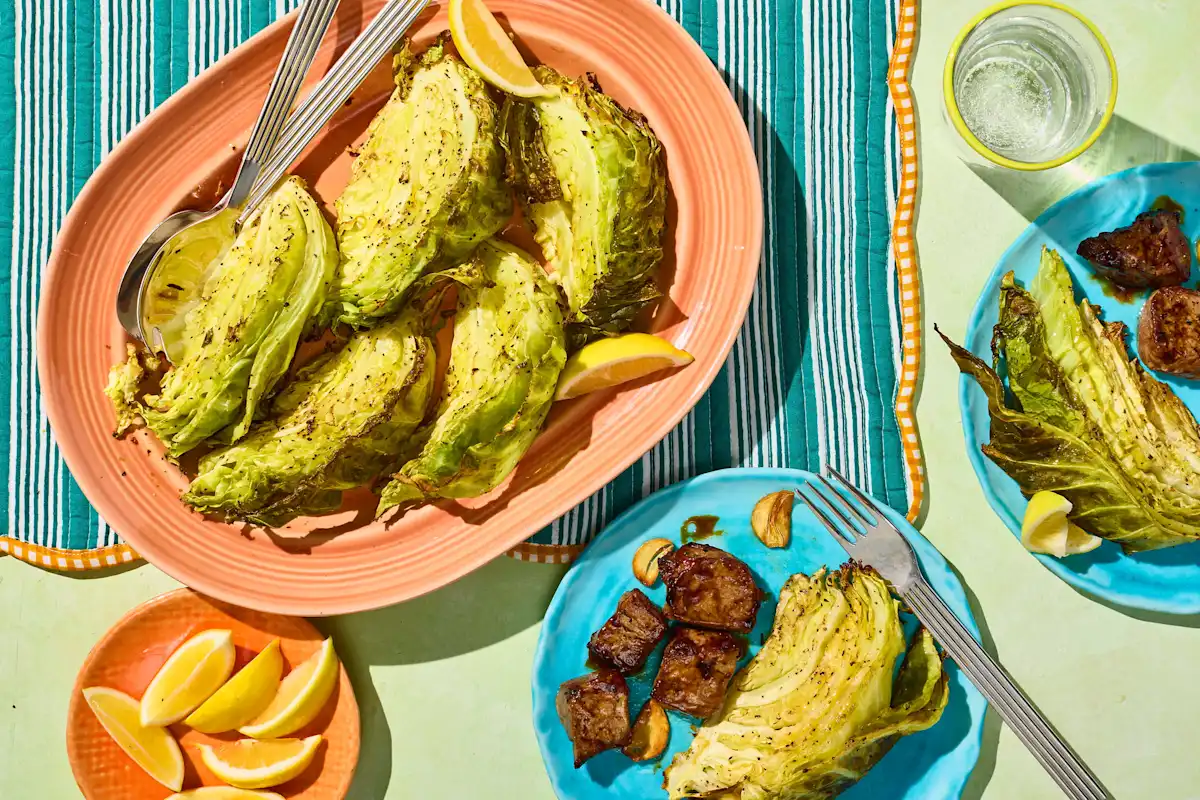 Ranch-Roasted Cabbage Wedges