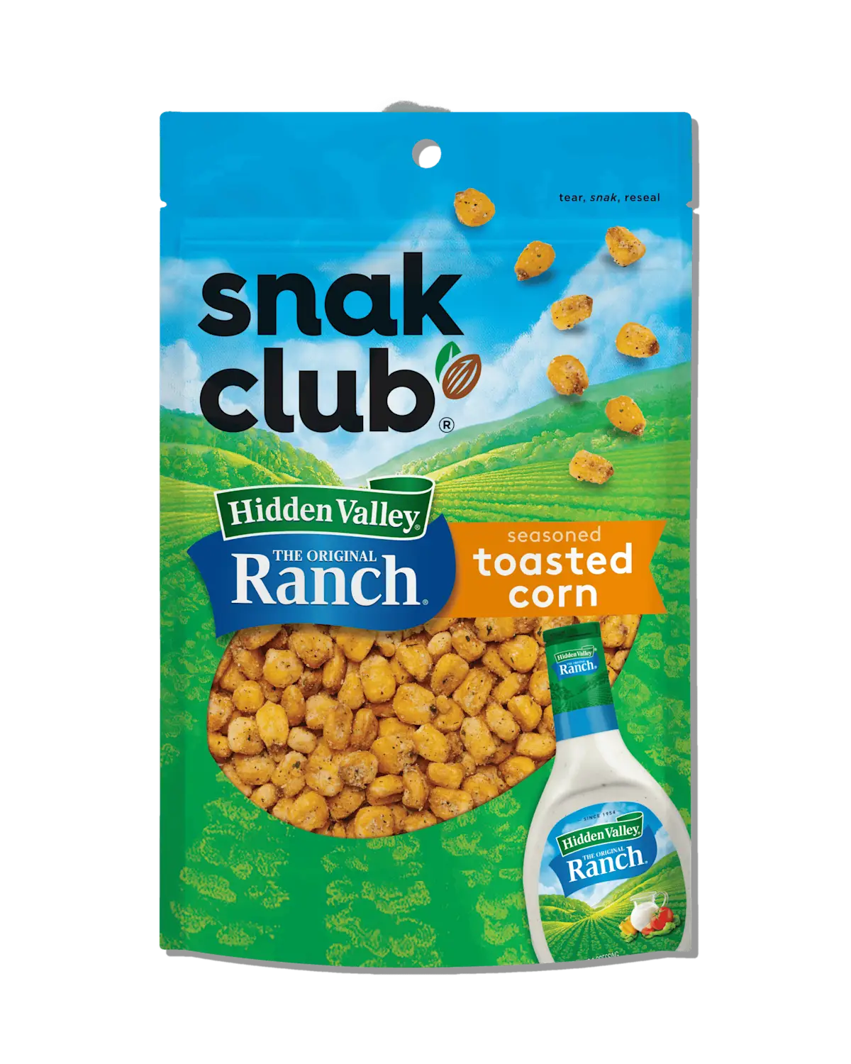 Snak Club®
Toasted Corn with Hidden Valley® Ranch Seasoning image image